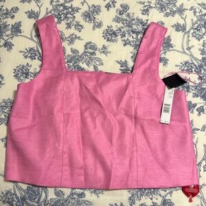 NWT size M Elie Tahari buttoned top